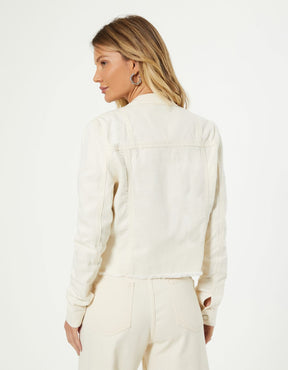 Jaqueta White Denim - Off White